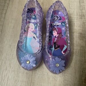 Disney frozen jelly light up dress up shoes